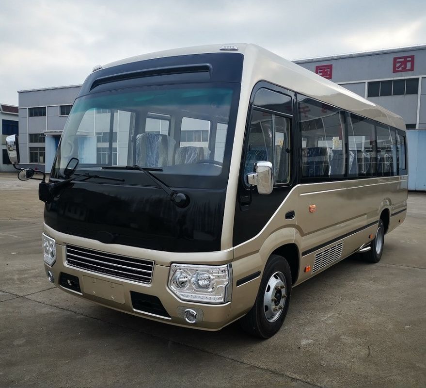 Bus de coaster de 30 asientos con capacidad de motores de gasolina de 6-8 litros y venta directa en 2022