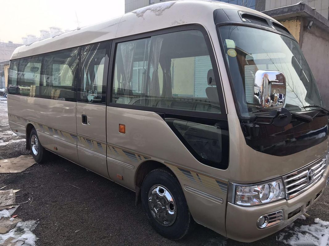 Bus de coaster de 30 asientos con capacidad de motores de gasolina de 6-8 litros y venta directa en 2022