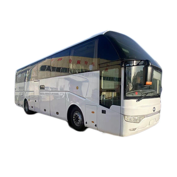 Cómodo autobús de 65 plazas con capacidad de motor de 6 8L y suspensión de resorte de hoja