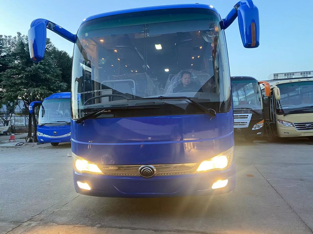 Suspensión Leaf Spring 40 asientos Autobús turístico diesel de lujo para el cliente