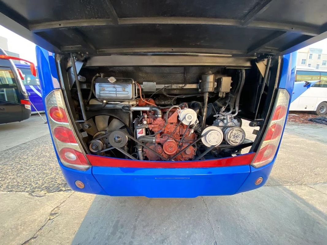 Suspensión Leaf Spring 40 asientos Autobús turístico diesel de lujo para el cliente