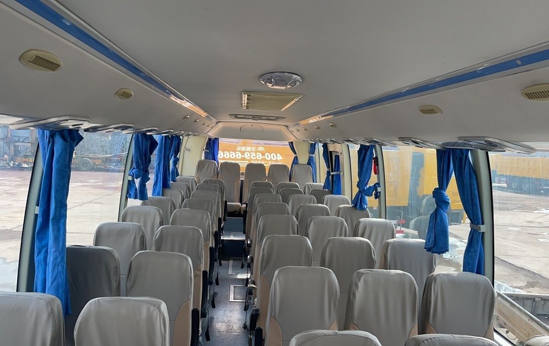 Motor trasero usado Amarillo Grupo escolar Autobuses turísticos Motor de capacidad de 8L Tipo de combustible Diesel