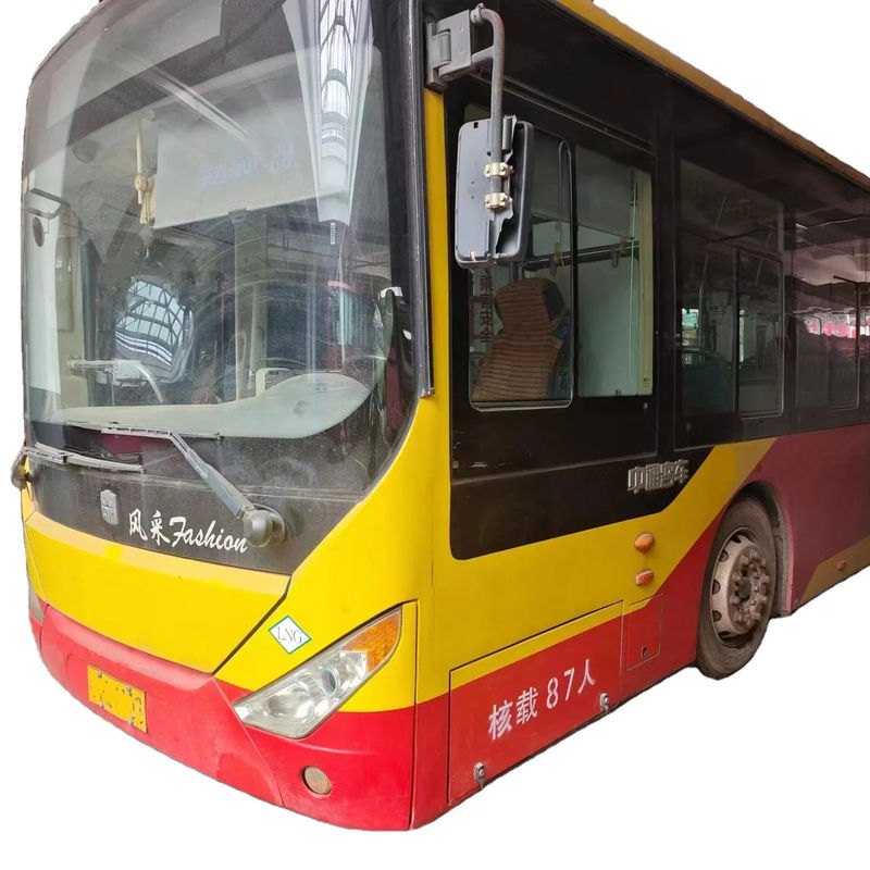 Autobús de GNC de segunda mano 12m 87 asientos de pasajeros con aire acondicionado no independiente