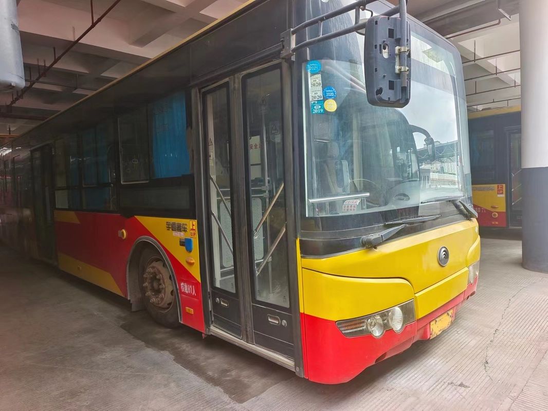 Autobús de GNC de segunda mano 12m 87 asientos de pasajeros con aire acondicionado no independiente