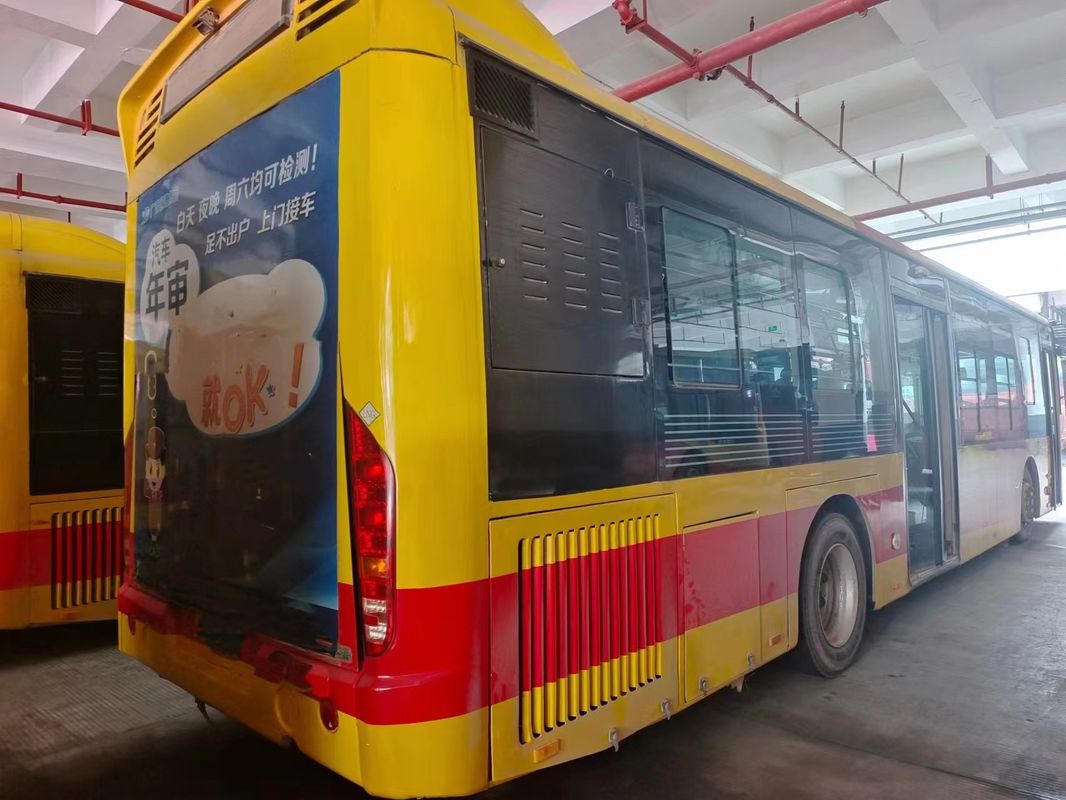 Autobús de GNC de segunda mano 12m 87 asientos de pasajeros con aire acondicionado no independiente