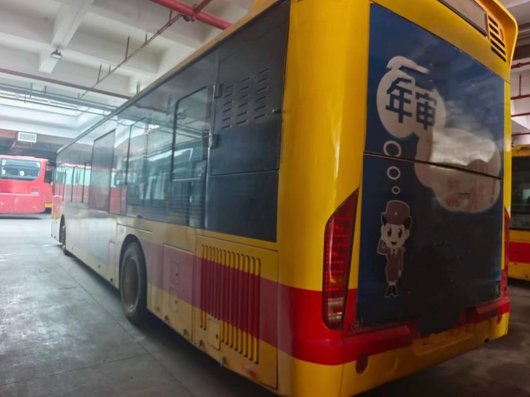 Autobús de GNC de segunda mano 12m 87 asientos de pasajeros con aire acondicionado no independiente