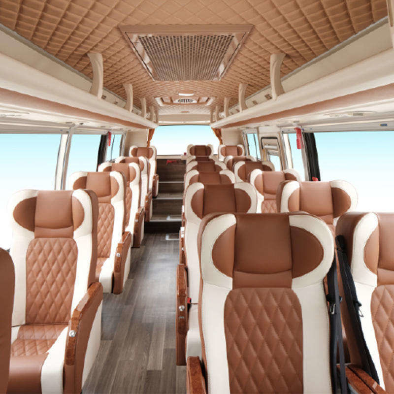 Motor Weichai 24 asientos LHD Diesel Autobuses de pasajeros de lujo para el mercado africano