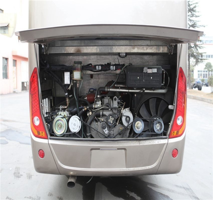 Autobuses usados de 45-50 asientos LHD asequibles con caja de cambios S6-100 y longitud de 10490 mm