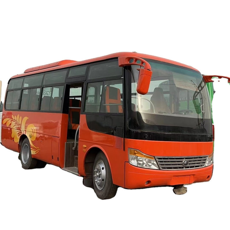 Autobús de pasajeros usado de la ciudad de Youtong con 3300 mm de base de ruedas y capacidad de tanque de combustible de 90 L