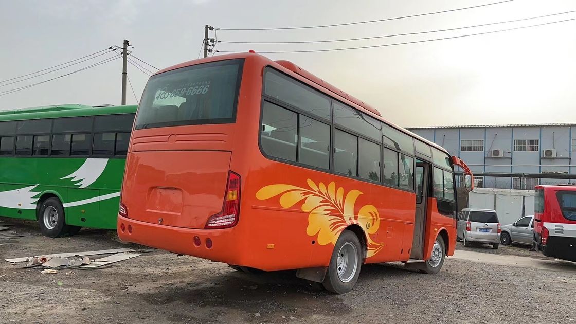 Autobús de pasajeros usado de la ciudad de Youtong con 3300 mm de base de ruedas y capacidad de tanque de combustible de 90 L