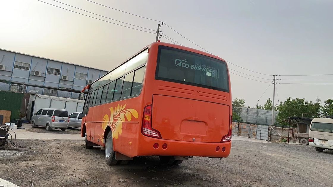 Autobús de pasajeros usado de la ciudad de Youtong con 3300 mm de base de ruedas y capacidad de tanque de combustible de 90 L