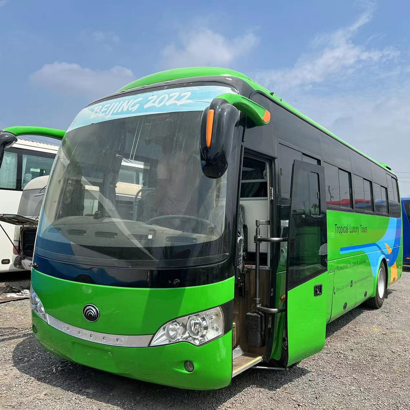 Autobús de 50 asientos RHD Yu Tong Dirección de mano derecha Autobuses turísticos Autocarro Euro 3 Transmisión manual