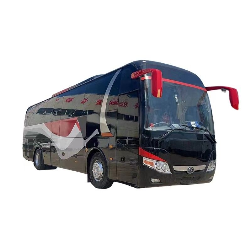 Autobús de coches usados con peso bruto del vehículo de 14660kgs Luxo turístico y dirección asistida