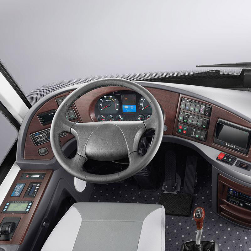 Autobús turístico de lujo de 10 metros con motor diesel YC6L260-30 y velocidad máxima de hasta 100 km/h
