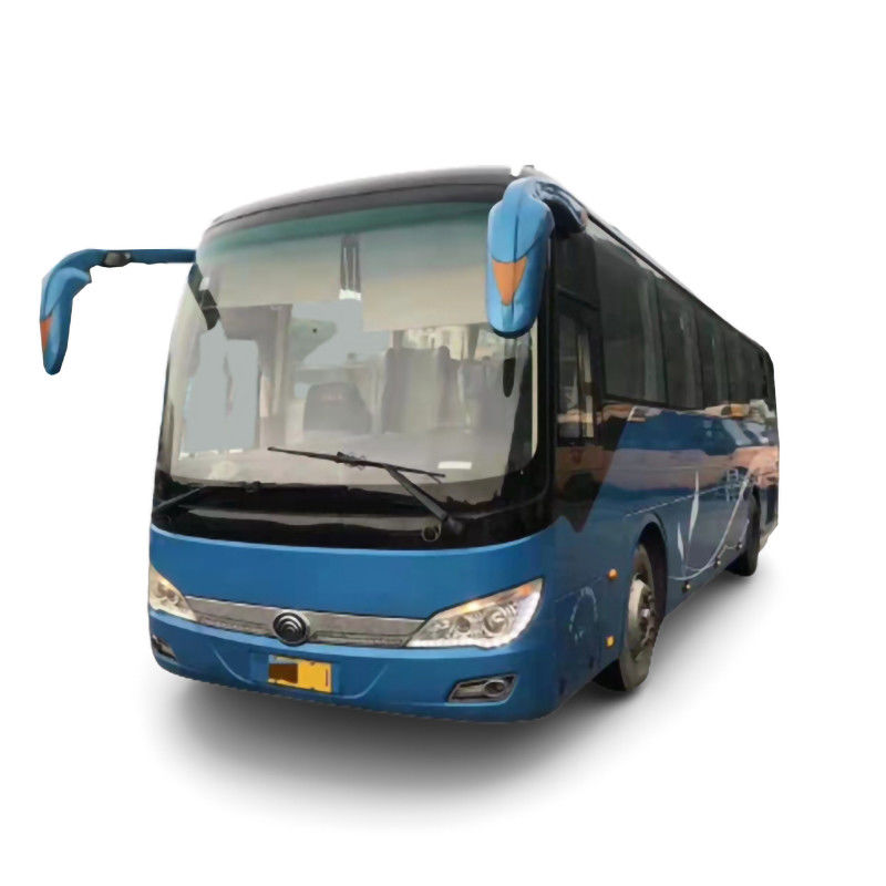 Usado Cng Diesel Dirección de mano izquierda Azul Autobuses de 12m 31-50 asientos y 2340mm sobrepiso trasero