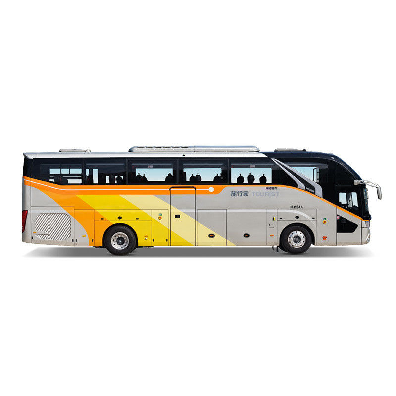Autobús de pasajeros de 50 asientos Diesel Autobús de autocares usados con buen estado de conversión interior