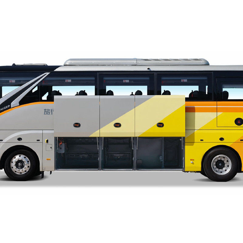 Autobús de pasajeros de 50 asientos Diesel Autobús de autocares usados con buen estado de conversión interior
