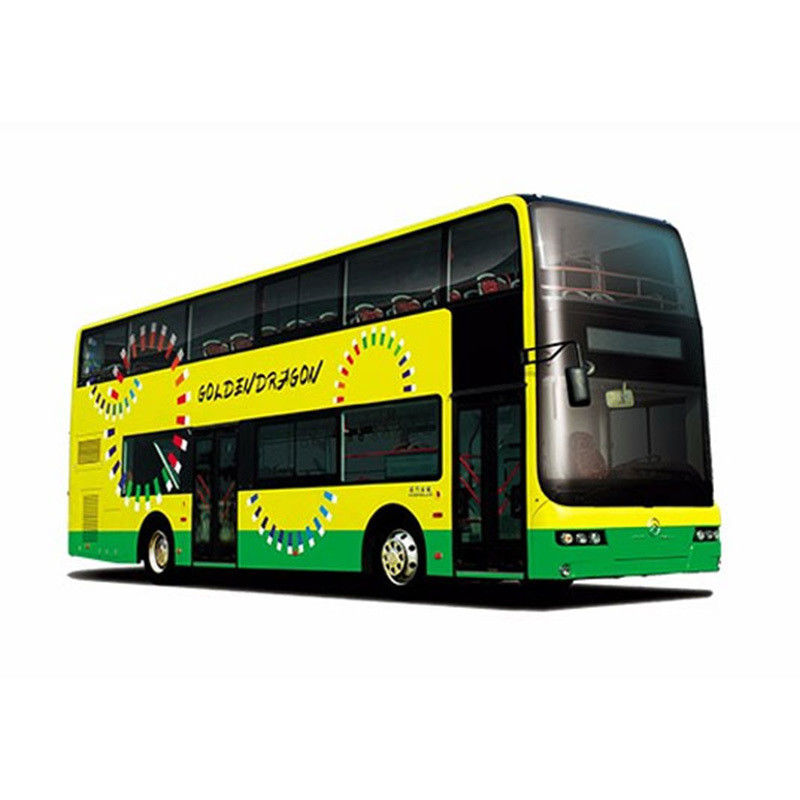 Autobús de lujo de dos pisos con 65 asientos y tamaño de carrocería de 14.5x2.55x3.9m