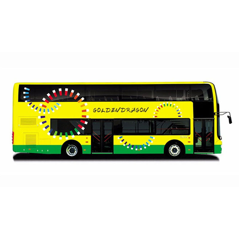 Autobús de lujo de dos pisos con 65 asientos y tamaño de carrocería de 14.5x2.55x3.9m