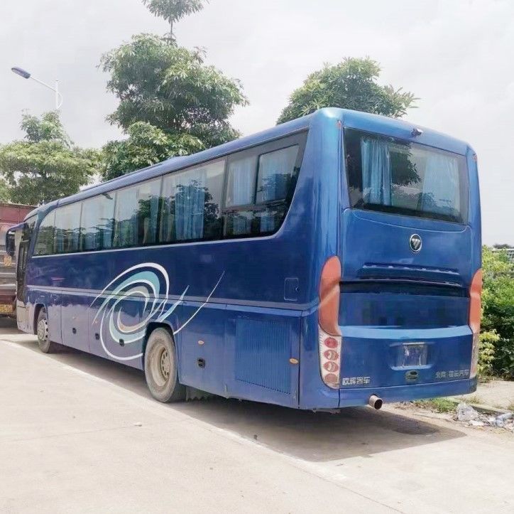 Autobús turístico de segunda mano de 12 metros con 50 asientos y suspensión de resorte de hoja
