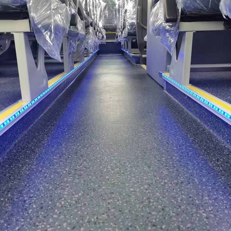 Transmisión manual Tipo 9m Azul Luxury RHD Diesel 35 asientos Autobús para viajes en grupo