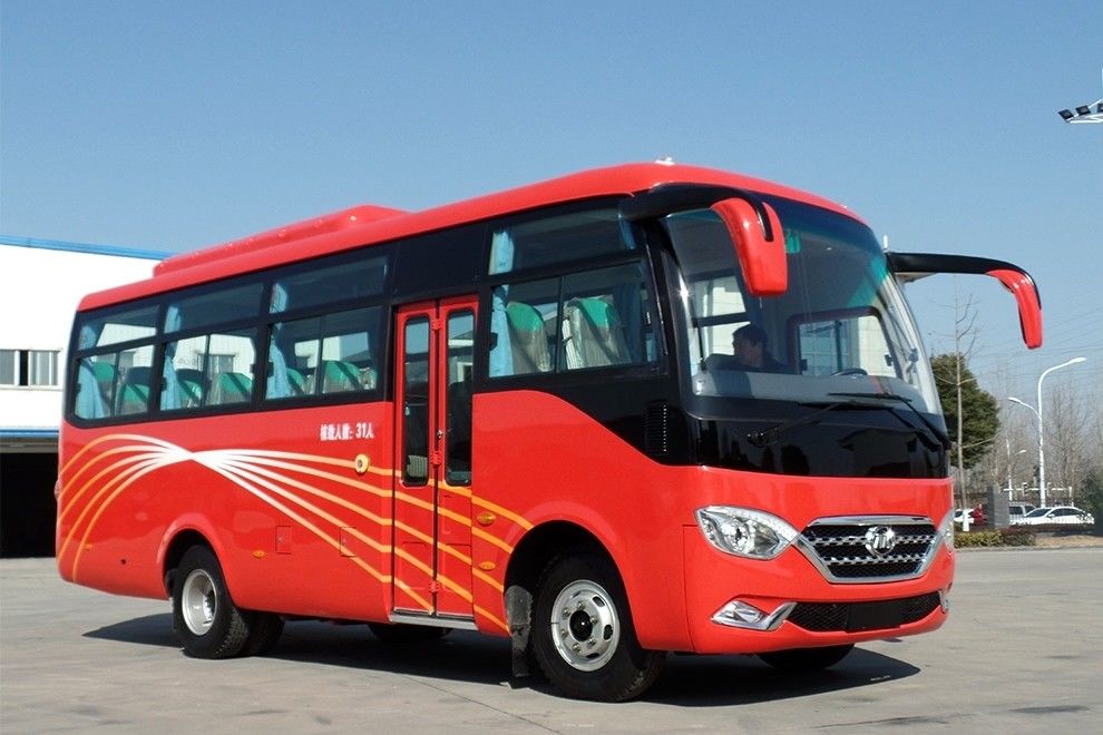 Autobús turístico de lujo de 25-30 asientos con transmisión manual y combustible diesel