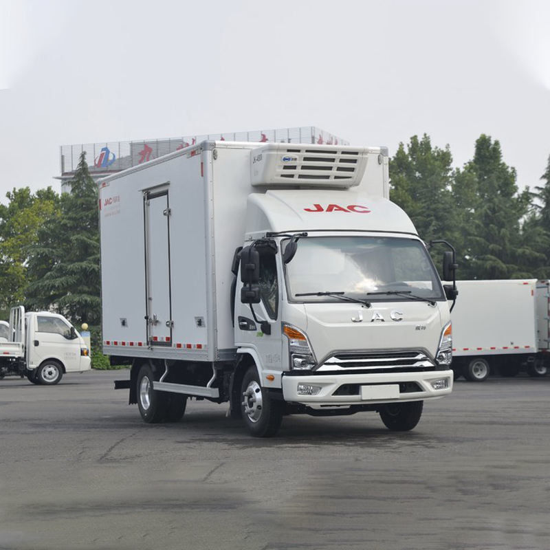 Cummins usó cajas de camión refrigeradas para el transporte de carne congelada y vegetales de pollo