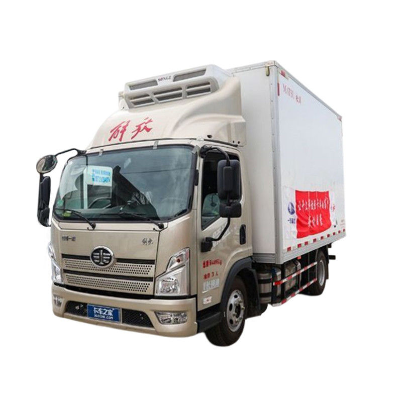 1-10T Capacidad profesional Jiefang camión refrigerado para productos frescos y congelados
