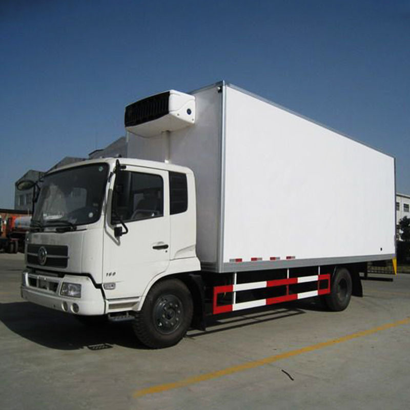 Requisito de la aduana Camión refrigerado de 130 caballos de fuerza 4x2 para entrega de helados y refrigeración de alimentos