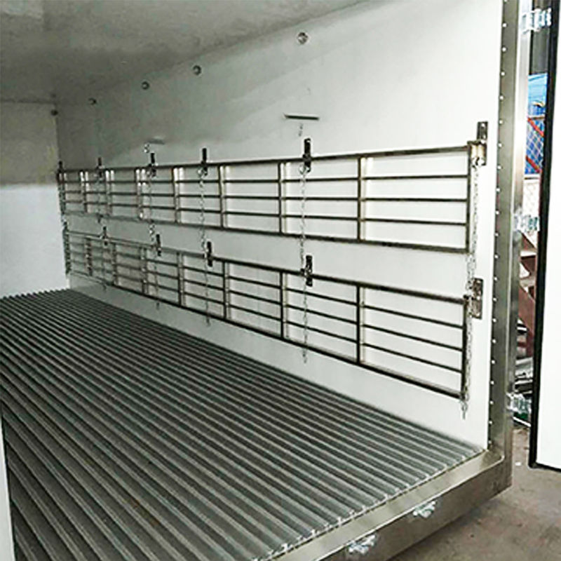 Requisito de la aduana Camión refrigerado de 130 caballos de fuerza 4x2 para entrega de helados y refrigeración de alimentos