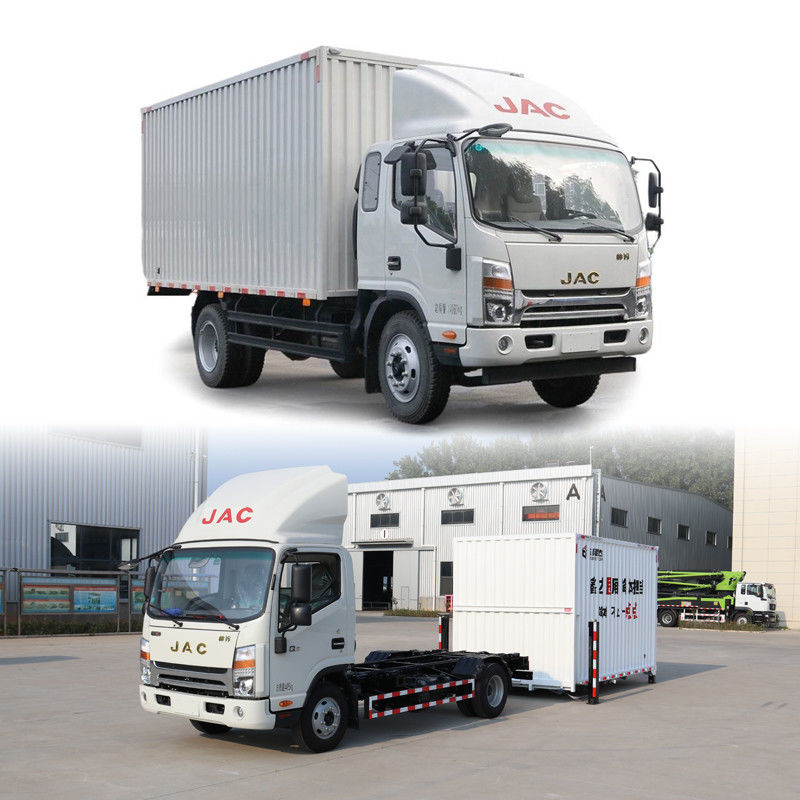 Cuerpo desmontable Jac 4*2 Contenedor comercial Carga Furgoneta para transporte urbano