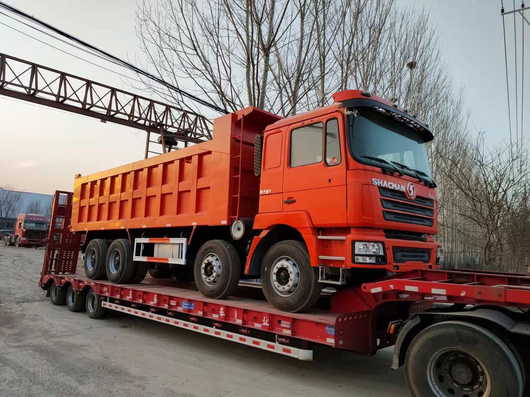 SHACMAN F3000 12 ruedas 8X4 Euro II camión de carga pesada de elevación frontal con motor de 380 CV