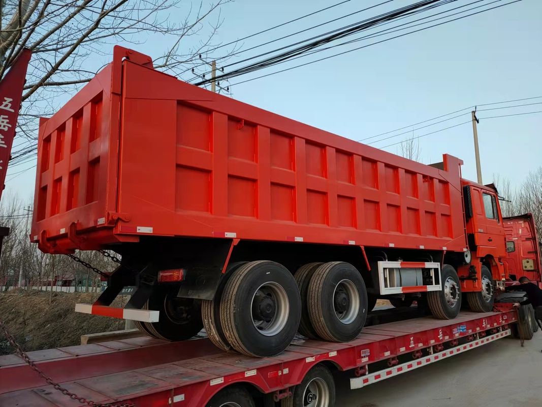 SHACMAN F3000 12 ruedas 8X4 Euro II camión de carga pesada de elevación frontal con motor de 380 CV