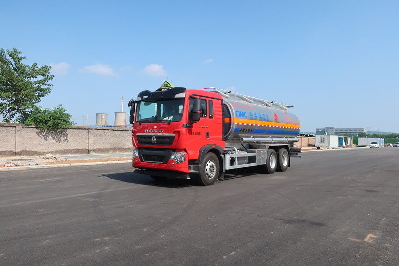 CIMC LINYU 6*4 24m3 Camión cisterna de aleación de aluminio para el transporte de combustible líquido inflamable