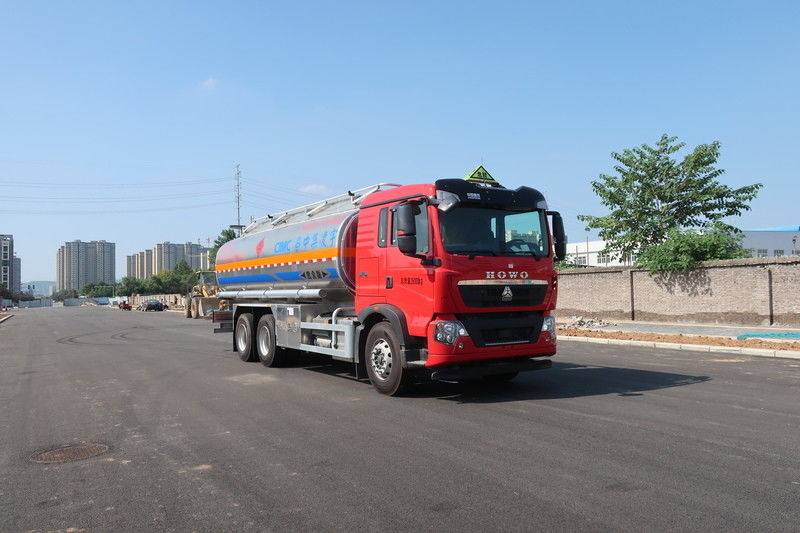 CIMC LINYU 6*4 24m3 Camión cisterna de aleación de aluminio para el transporte de combustible líquido inflamable