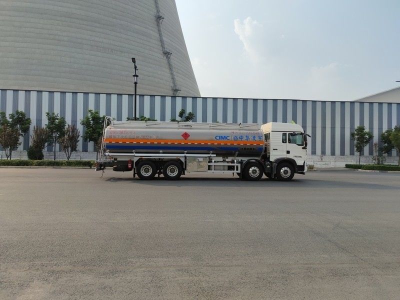 CIMC LINYU 8*4 30m3 SINO de aleación de aluminio camión cisterna diesel para el transporte de combustible líquido