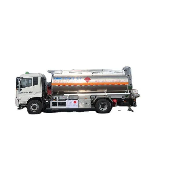 15m3 CIMC LINYU Dongfeng Cisterna de petróleo Camión de transporte de combustible líquido de aleación de aluminio