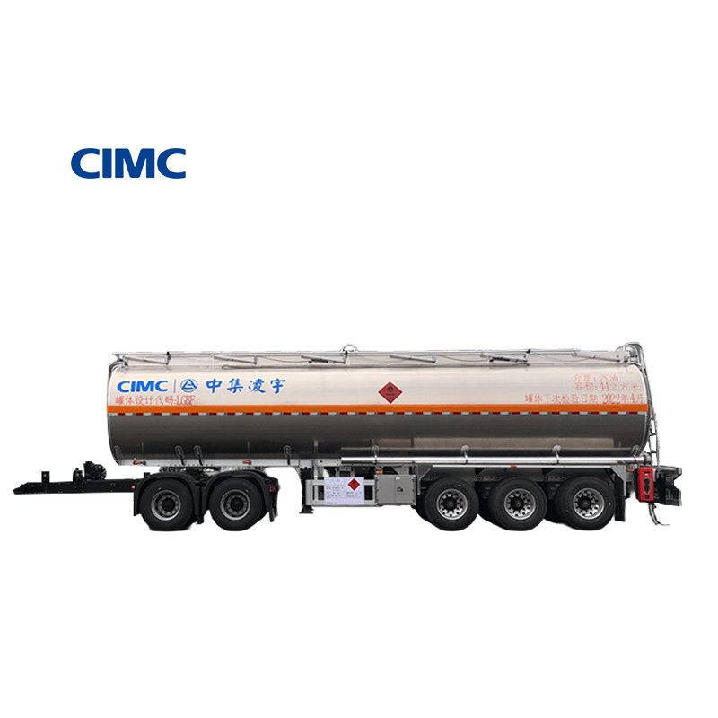 Cisterna de diésel de aleación de aluminio para África 44m3 Diésel líquido Semirremolque Combustible de gasolina