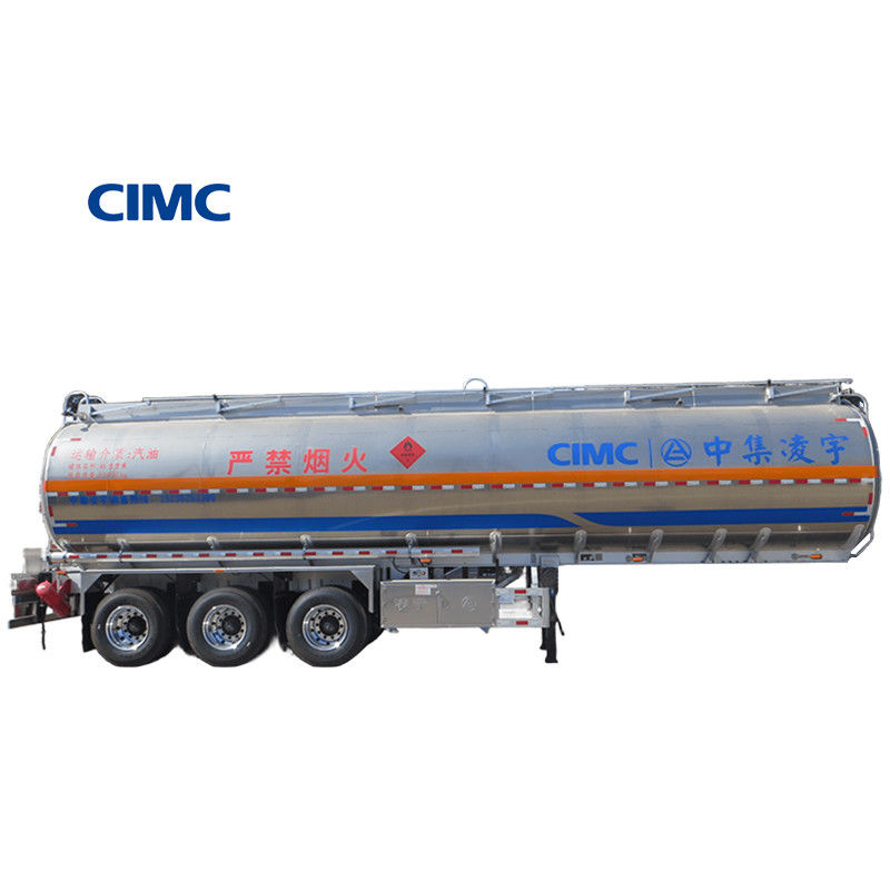 46000 Lite Oil Gasoline Semirremolque Cisterna de combustible camión de transporte remolque por CIMC LINYU
