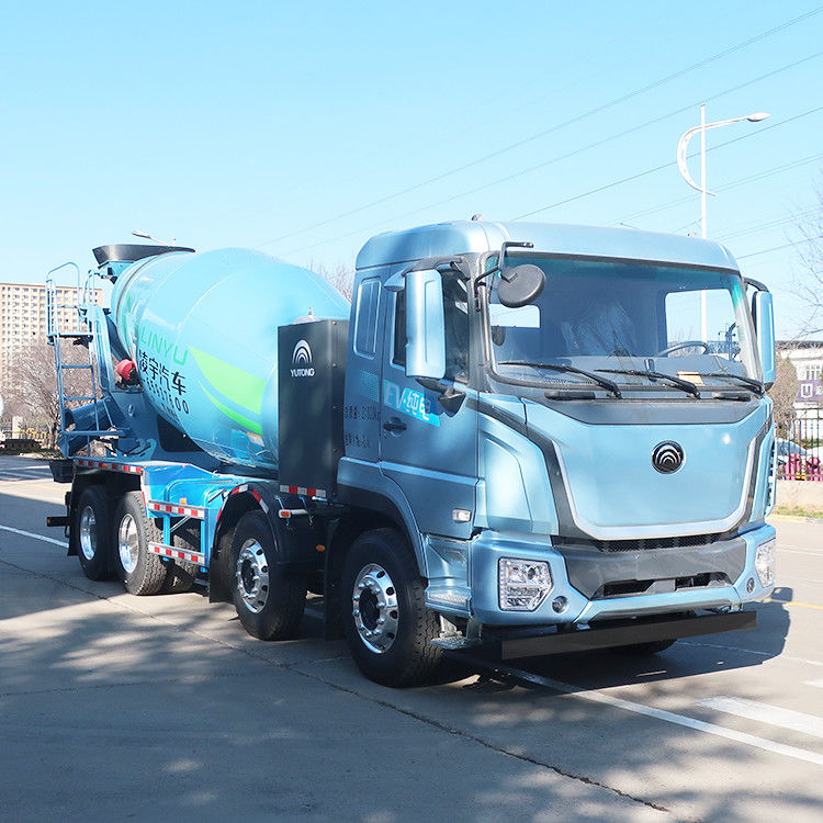 13000 kg Eléctrico 8x4 12cbm Gran camión móvil mezclador de cemento de hormigón para por CIMC LINYU