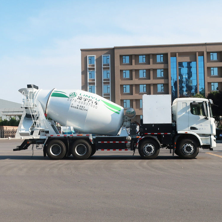 380kw CIMC LINYU 10 m3 Eléctrico 8x4 autocargador camión mezclador de hormigón móvil para mezclar