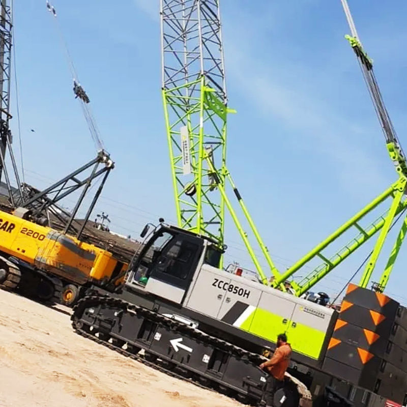Aumenta tu proyecto de construcción con una grúa de 7-15 metros de longitud fija y un motor de gas