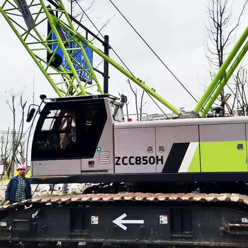 Aumenta tu proyecto de construcción con una grúa de 7-15 metros de longitud fija y un motor de gas