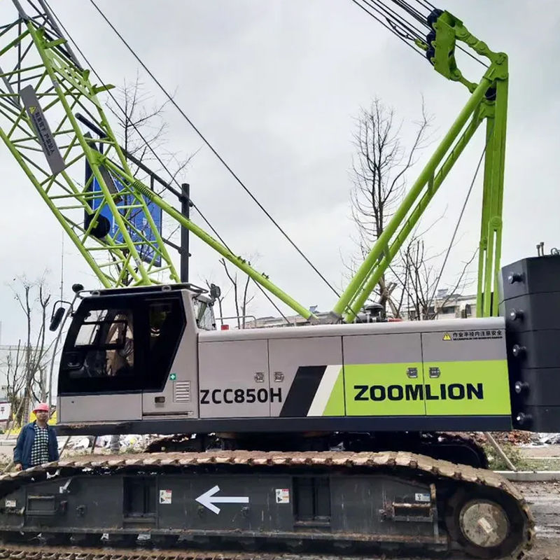 ZOOMLION grúa hidráulica de gran tamaño de 100 toneladas con un momento de elevación nominal de 357 T.m.