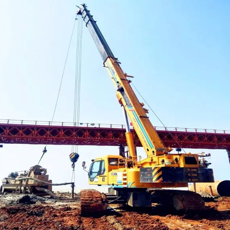 Granas de arrastre de 55 toneladas usadas para la construcción