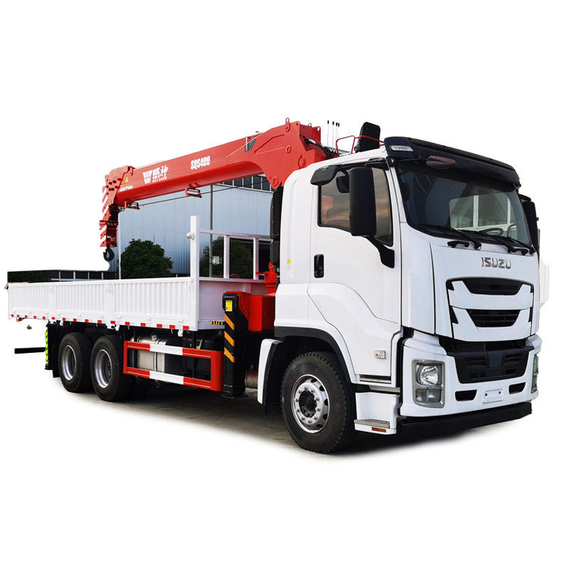 Isuzu 12ton 16ton pickup camión grúa montada con el telescopio de boom 19.5M Span 6 * 4