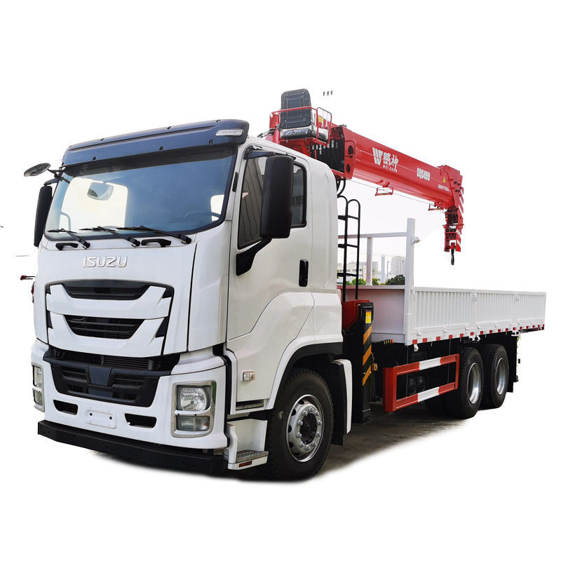 Isuzu 12ton 16ton pickup camión grúa montada con el telescopio de boom 19.5M Span 6 * 4