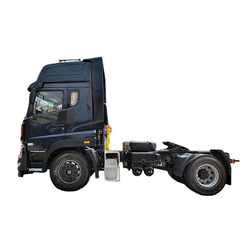 310HP Usado SINOTRUK 4x2 Tractor Truck Cabeza de remolque con soporte en línea y pantalla táctil