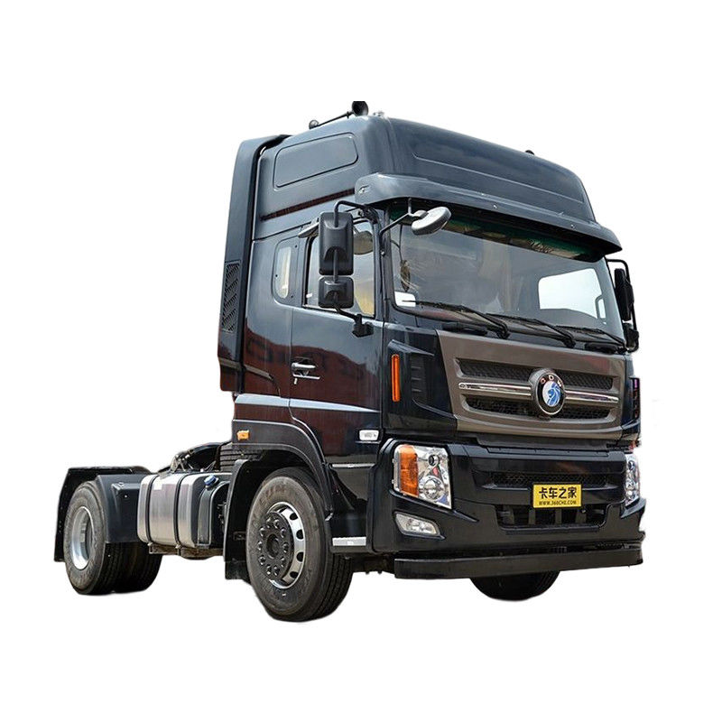 310HP Usado SINOTRUK 4x2 Tractor Truck Cabeza de remolque con soporte en línea y pantalla táctil