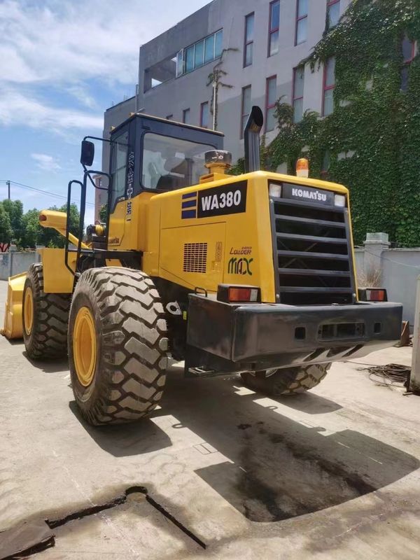Cargador delantero con carga nominal de 4 toneladas y longitud de 4,78 m Usado original 380-3 Komatsu Cargador